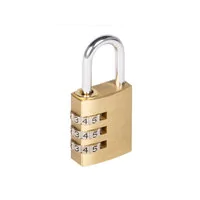 Brass 3 Combination Padlock